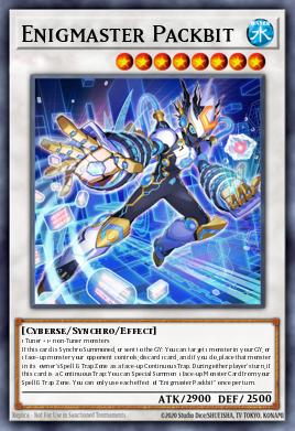 Enigmaster Packbit Card Artwork