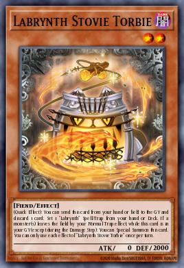 Labrynth Stovie Torbie Card Artwork