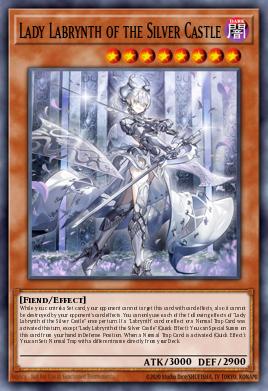 Lady Labrynth of the Silver Castle Card Artwork