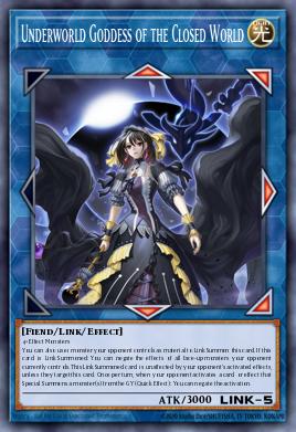 Underworld Goddess of the Closed World Card Artwork