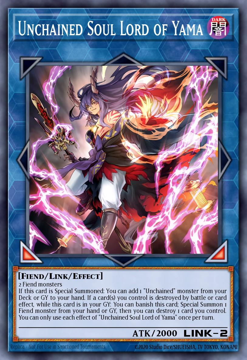 Unchained Soul Lord of Yama Card Artwork