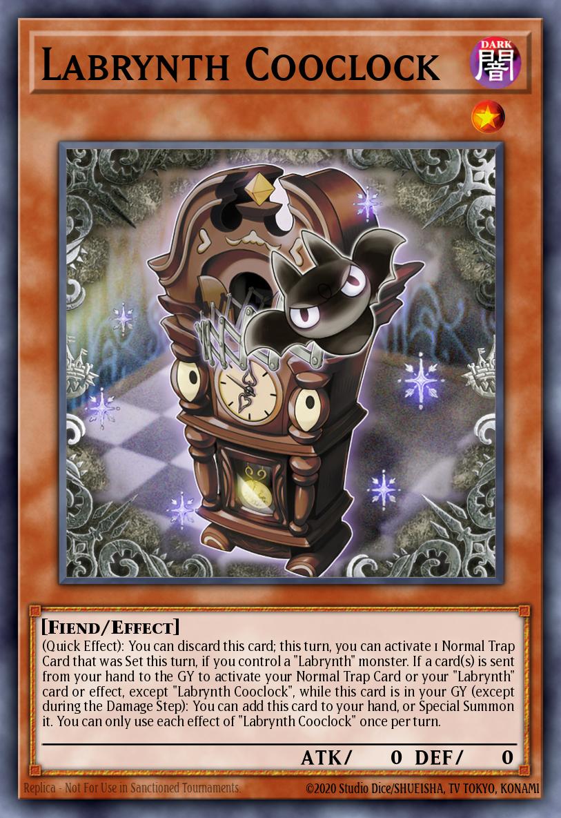 Labrynth Cooclock Card Artwork