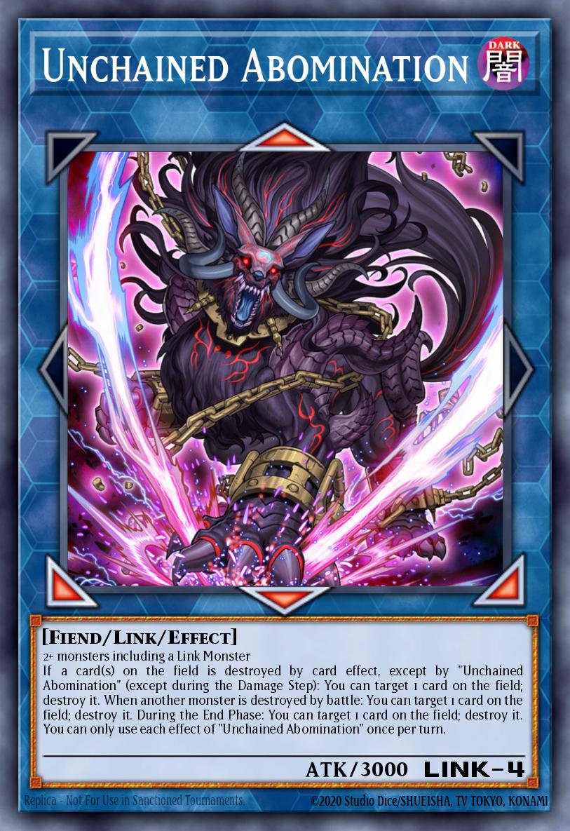 Unchained Abomination Card Artwork