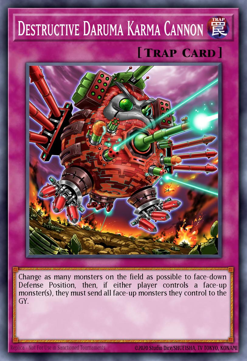 Destructive Daruma Karma Cannon Card Artwork