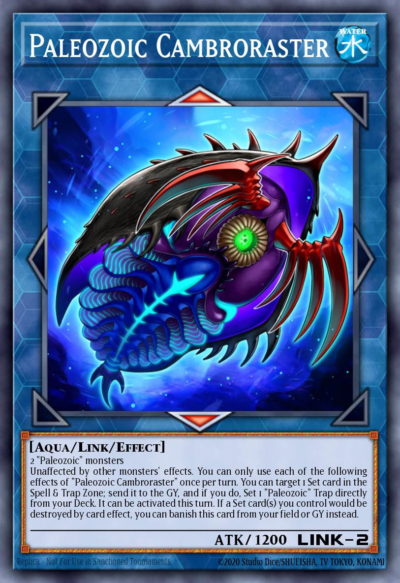 Paleozoic Cambroraster Card Artwork