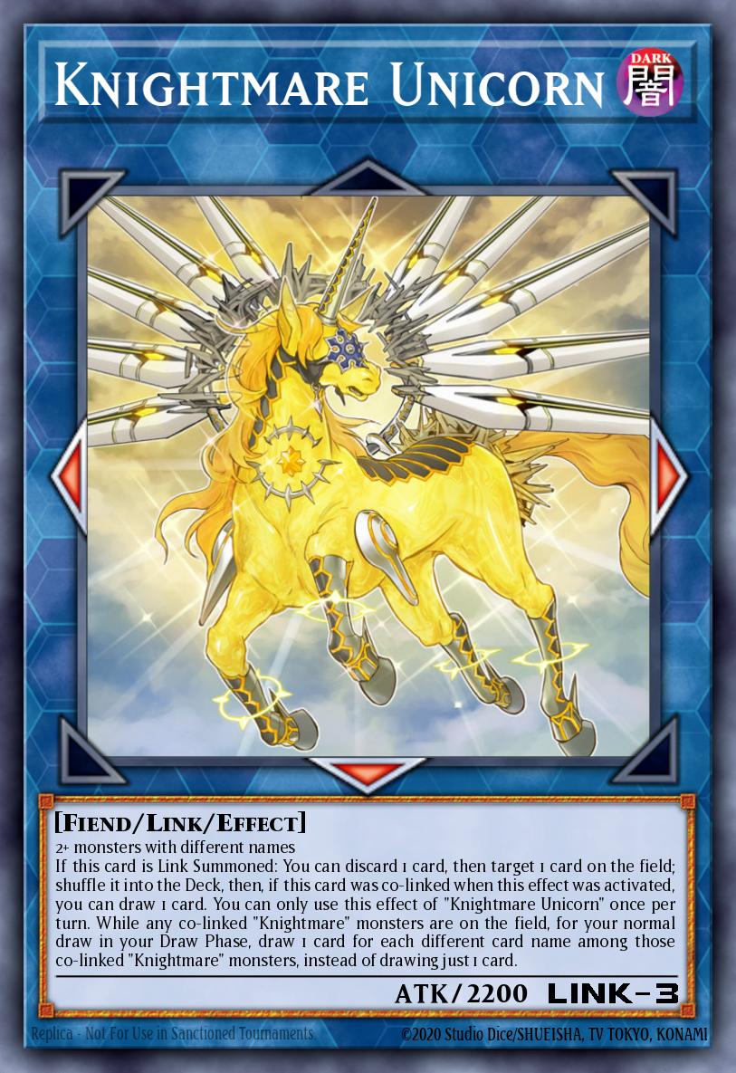 Knightmare Unicorn Card Artwork