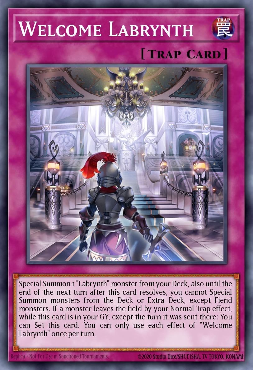 Welcome Labrynth Card Artwork