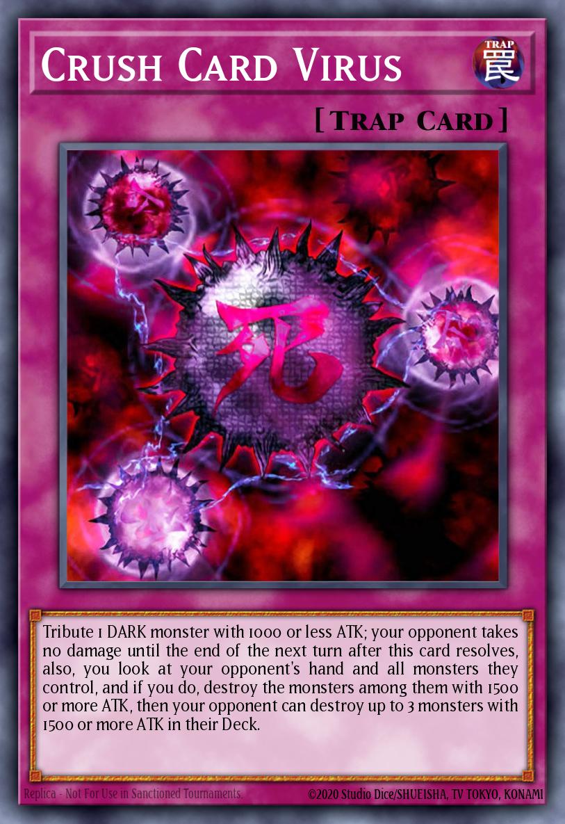 Crush Card Virus Card Artwork