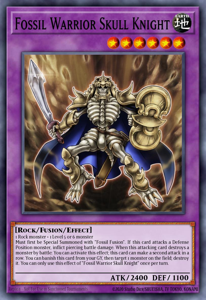 Fossil Warrior Skull Knight Card Artwork