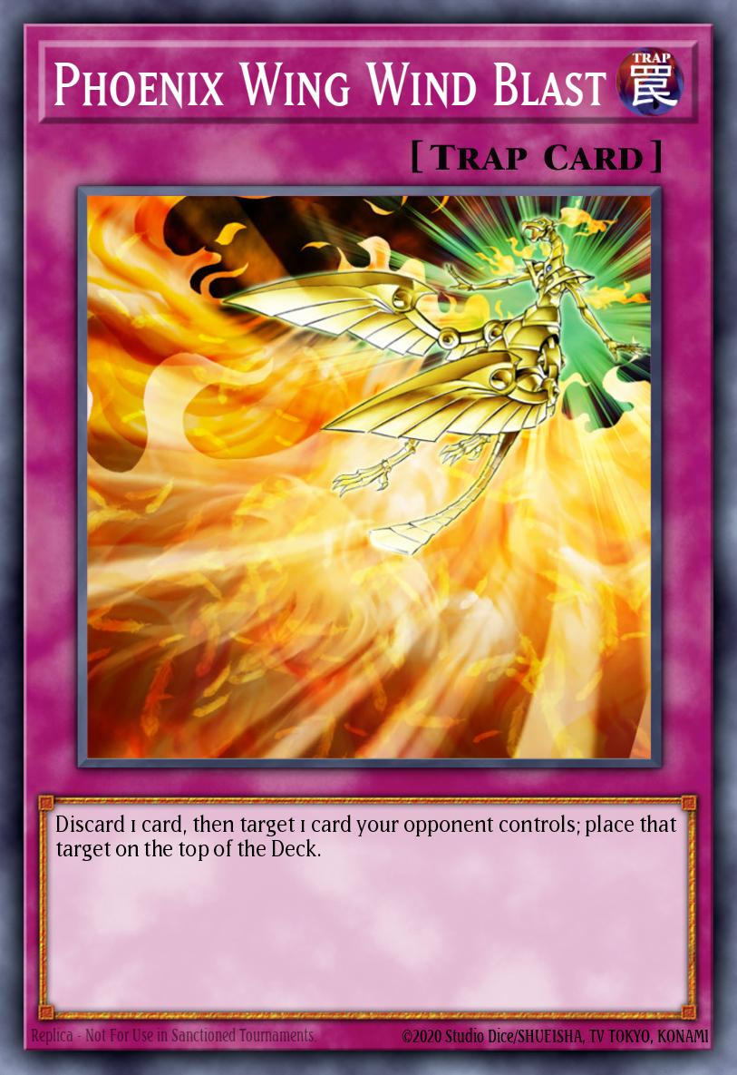 Phoenix Wing Wind Blast Card Artwork