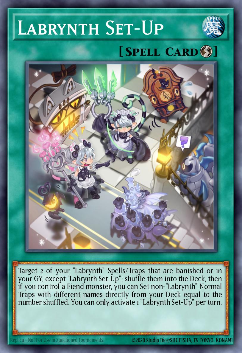 Labrynth Set-Up Card Artwork