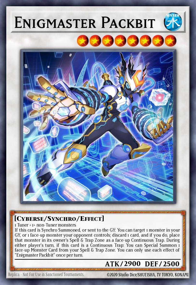 Enigmaster Packbit Card Artwork