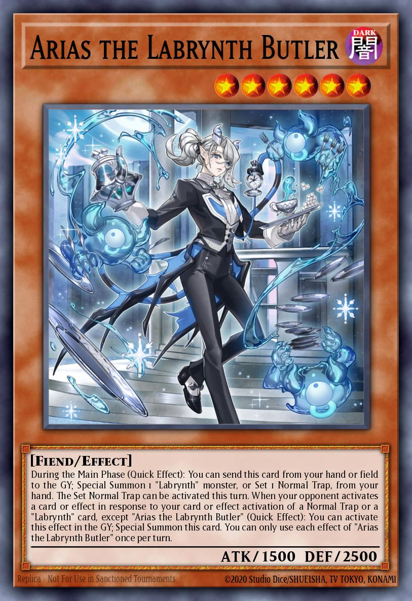 Arias the Labrynth Butler Card Artwork