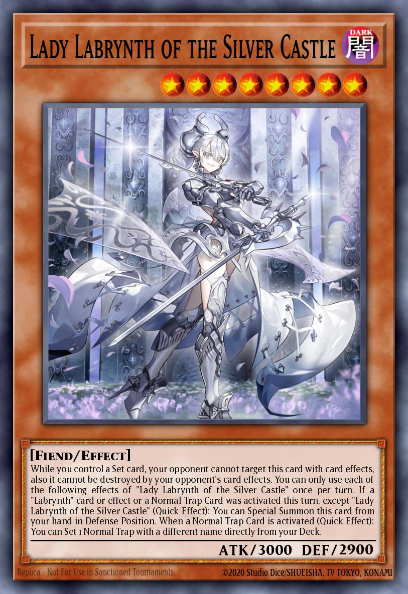 Lady Labrynth of the Silver Castle Card Artwork