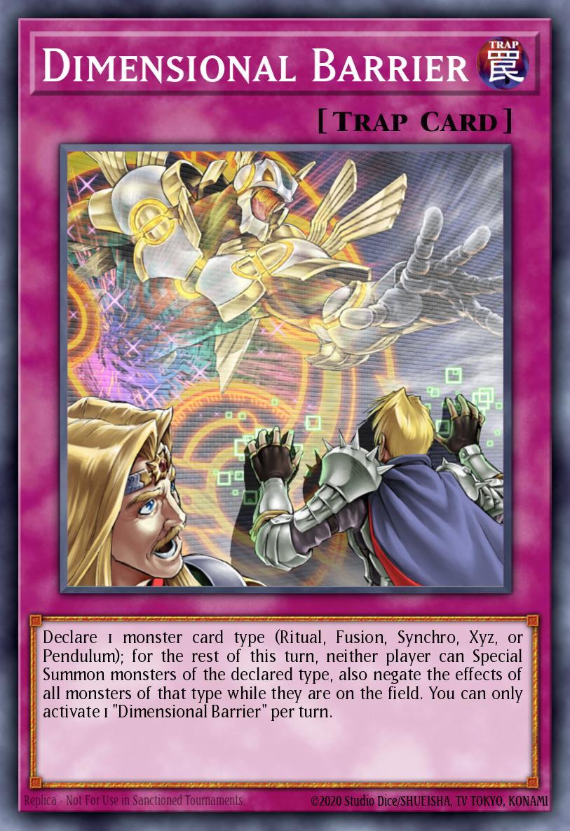 Dimensional Barrier Card Artwork